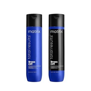Matix Blue & Black Total Results Brass Off Shampoo and Conditioner Duo